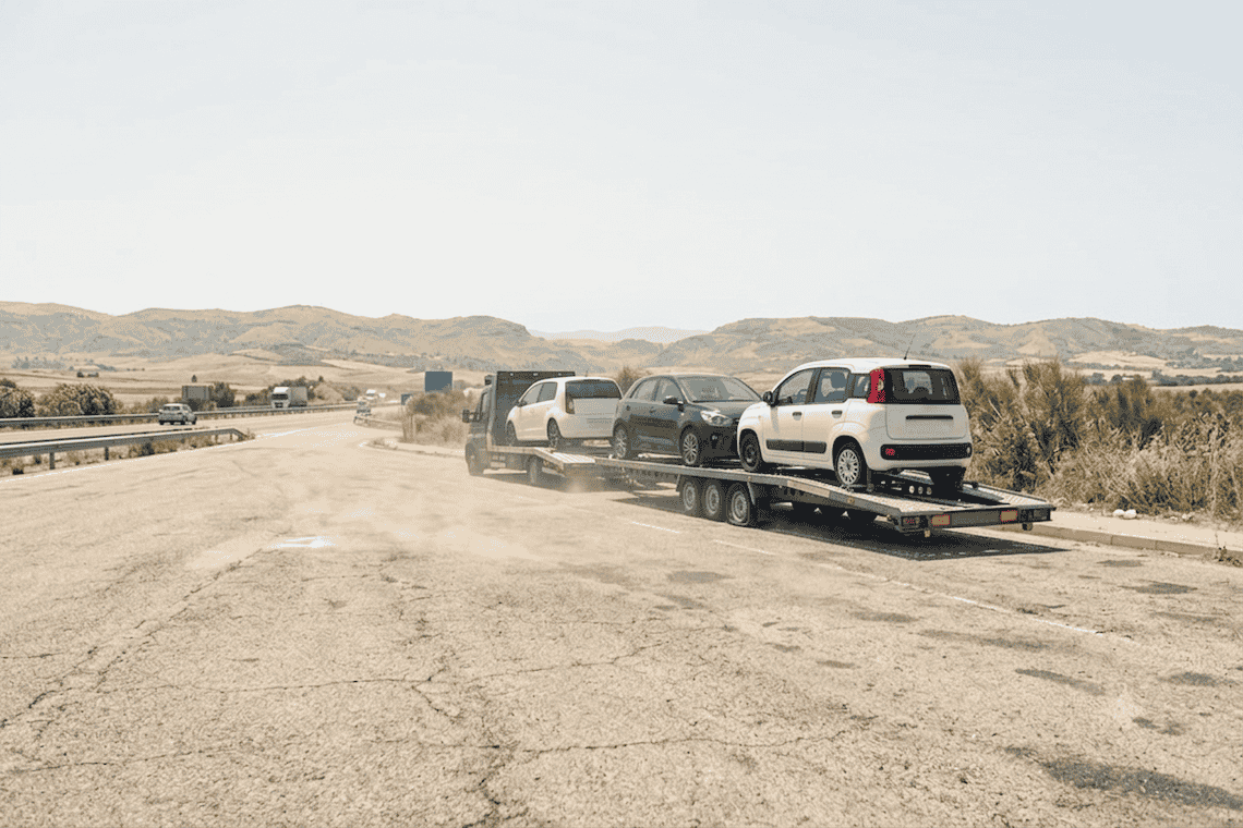 car transport heatwave summer