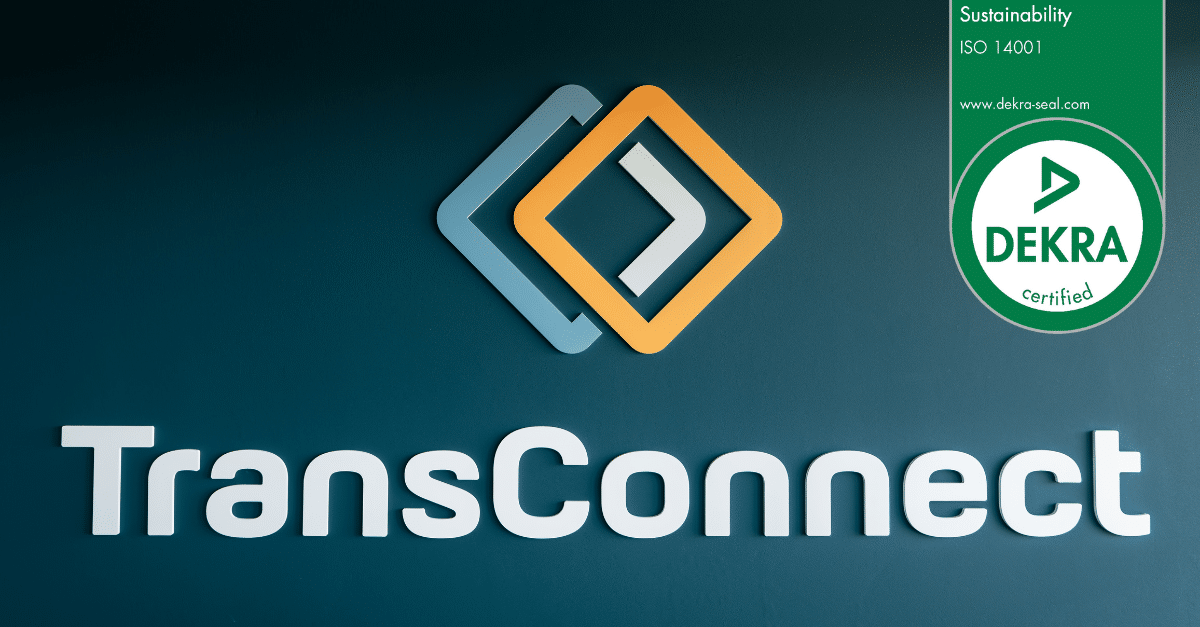 TransConnect ontvangt ISO 14001-certificaat – Milieumanagementsysteem