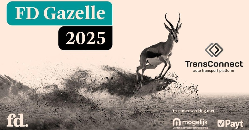 TransConnect nominated for third year for FD Gazellen Awards